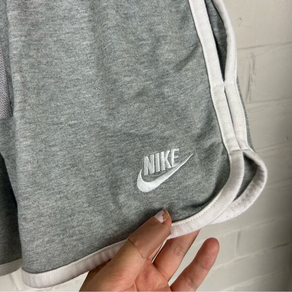 Nike Grey Casual Logo Lounge Shorts Size M - Picture 7 of 9